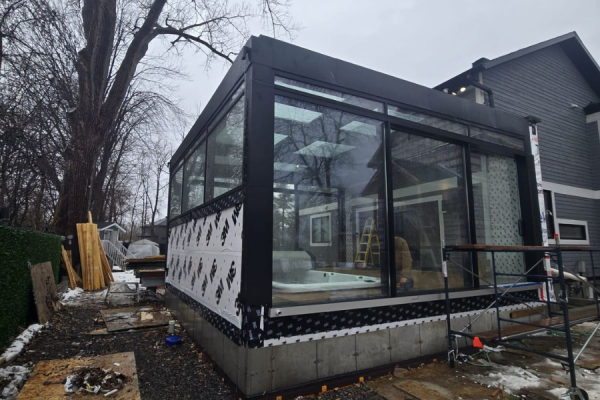 Glass box at Monterial - Canada