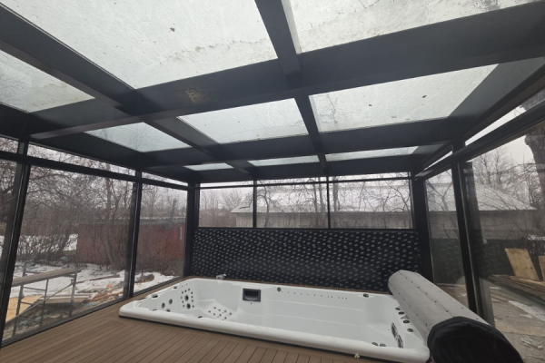 Glass box at Monterial - Canada